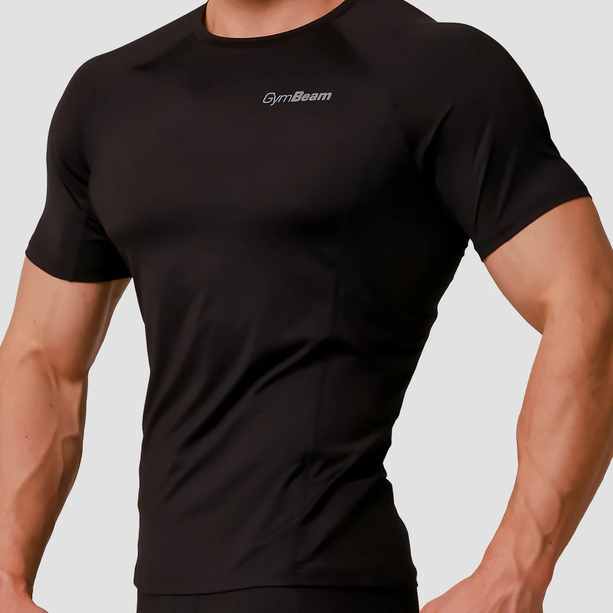 GymBeam Pulse Running T-shirt Black - Rozmiar: XL | Kolor: Czarny | Waga: 0,17 g | Opakowanie: 100 · záber 2