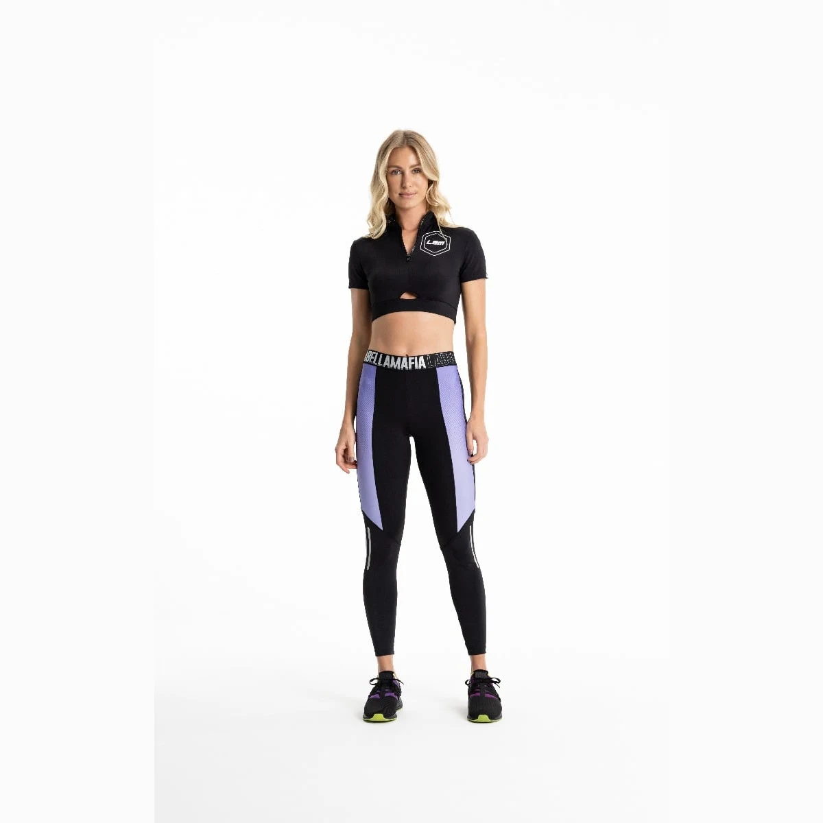 LABELLAMAFIA Women‘s Cycling Leggings Dopamina Black - Rozmiar: S | Kolor: Czarny | Waga: 0,22 g | Opakowanie: 45 · záber 4