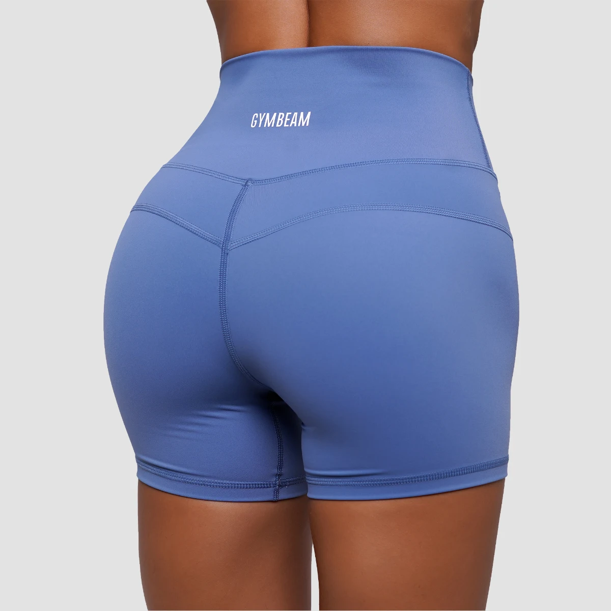 GymBeam Women‘s FIT Shorts Steel Blue - Rozmiar: XXL | Kolor: Niebieski | Waga: 0,105 g | Opakowanie: 150 · záber 5