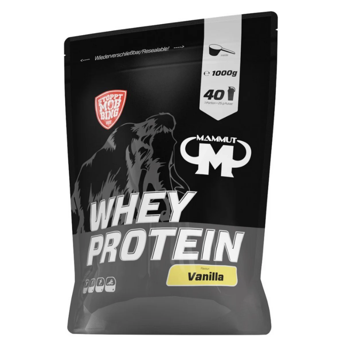 Mammut Nutrition Whey Protein - Smak: Wanilia | Waga: 1 g | Opakowanie: 1000 g · záber 5