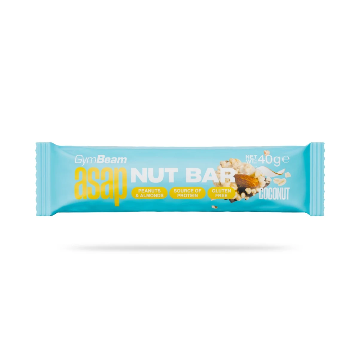GymBeam ASAP Nut Bar - Smak: Kokos | Waga: 0,04 g | Opakowanie: 40 g · záber 1