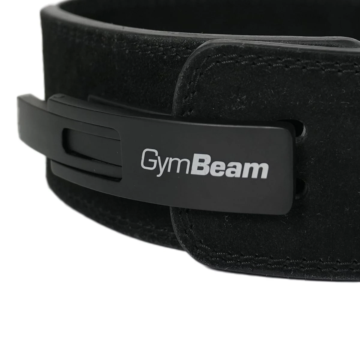 GymBeam Weightlifting Belt LEVER Black/Orange - Rozmiar: S | Kolor: Pomarańczowy | Waga: 1,22 g | Opakowanie: 10 · záber 4