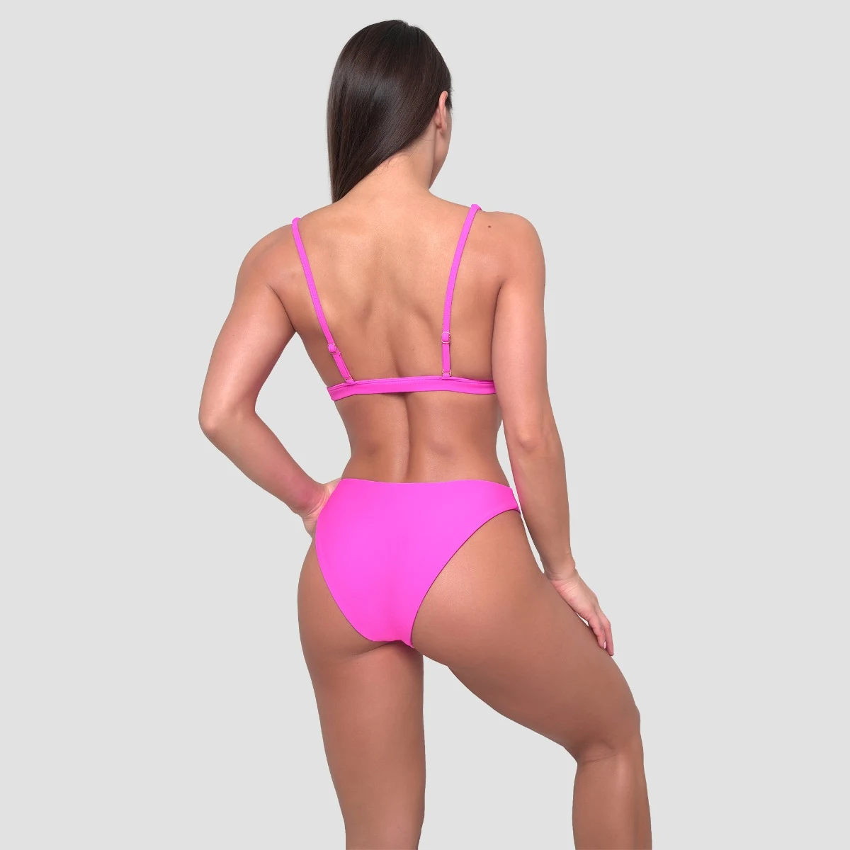GymBeam Women‘s Sports Bikini Bottom Pink - Rozmiar: S | Kolor: Różowy | Waga: 0,049 g · záber 5