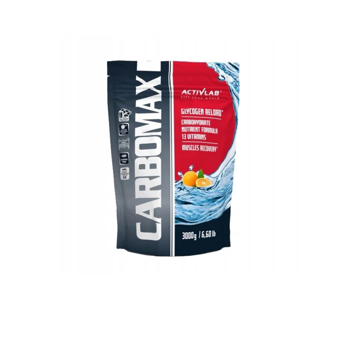 ActivLab CarboMax - Smak: Pomarańczowy | Waga: 3 g | Opakowanie: 3000 g · záber 1