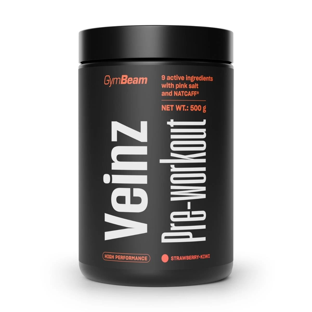 Veinz Pre-workout - GymBeam - Smak: Truskawka kiwi | Waga: 0,52 g | Opakowanie: 500 g · záber 1