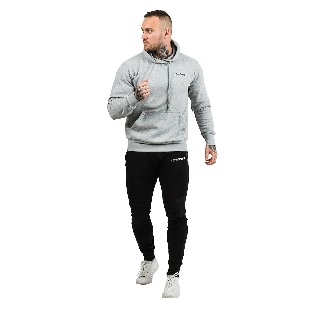 GymBeam Bluza Athlete Grey Black - Rozmiar: S | Vek: Dorośli | Waga: 0,49 g | Opakowanie: 25 · záber 5