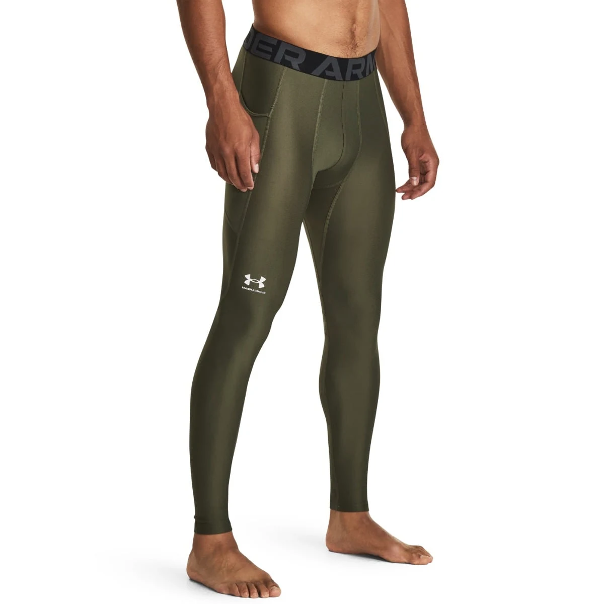 Under Armour Men‘s Compression Leggings HG Armour Green - Rozmiar: L | Kolor: Zielony | Waga: 1,44 g · záber 1