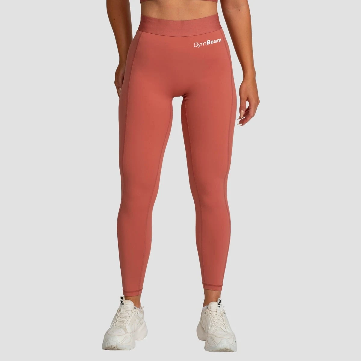 GymBeam Women‘s Limitless Leggings Cinnamon - Rozmiar: XS | Kolor: Pomarańczowy | Waga: 0,154 g · záber 1