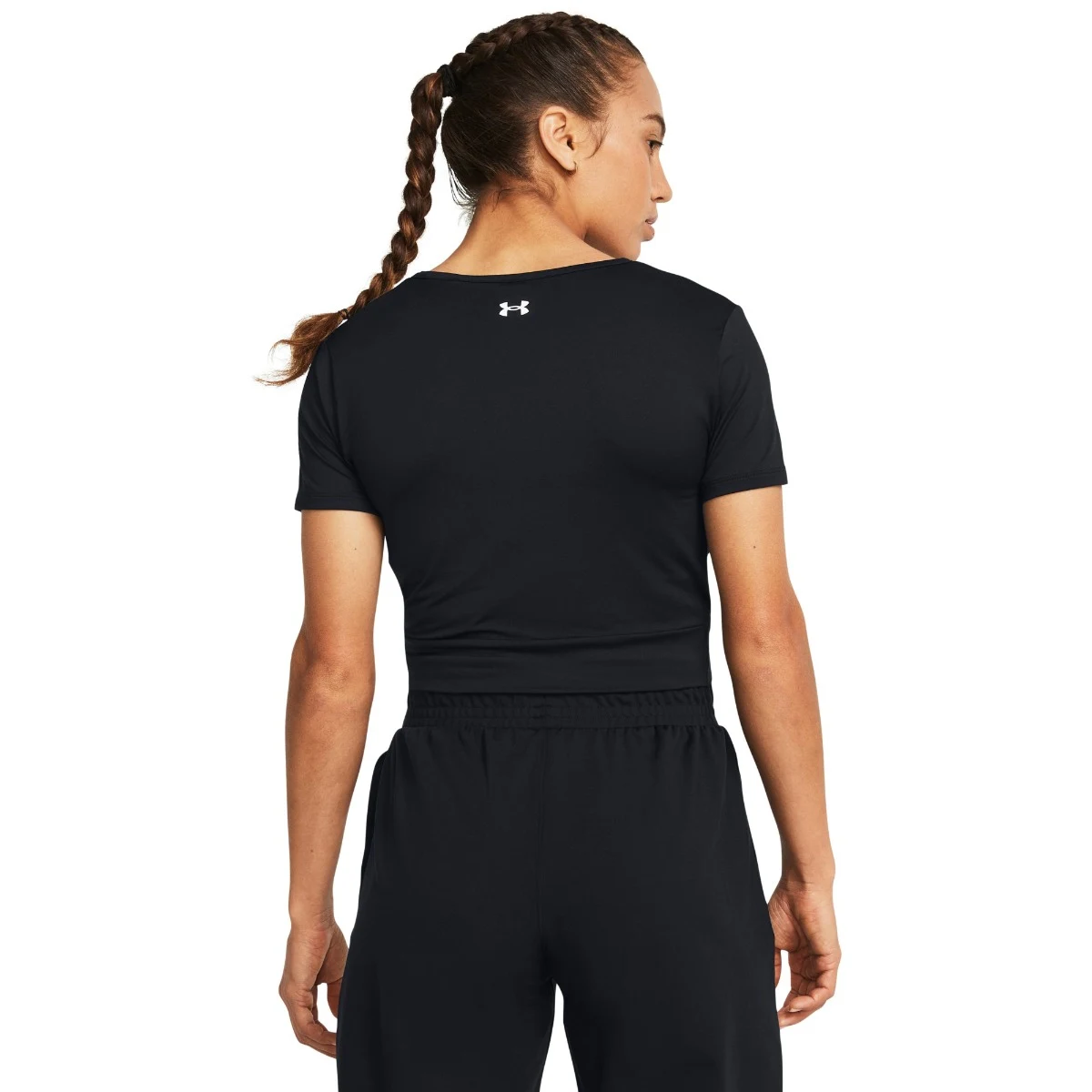 Under Armour Women‘s t-shirt Motion Crossover Crop SS Black · záber 2
