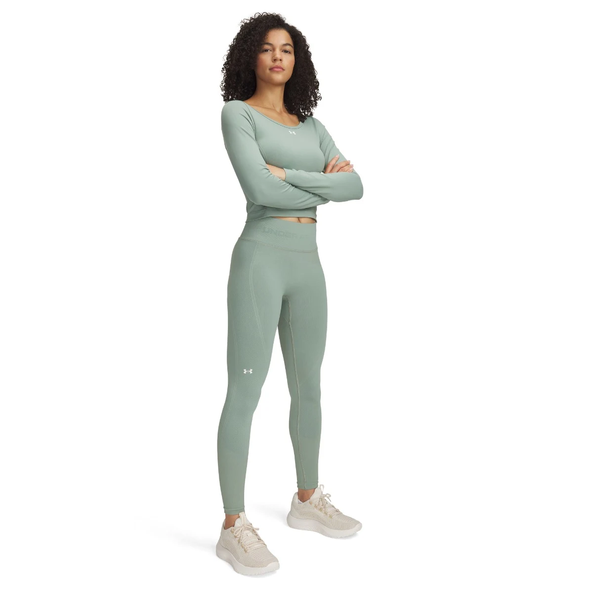 Under Armour Women‘s Vanish Seamless Legging Green - Rozmiar: XS | Kolor: Zielony | Waga: 0,6 g · záber 3