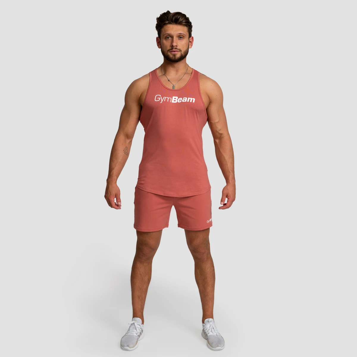 GymBeam Limitless Tank Top Cinnamon - Rozmiar: XXL | Kolor: Pomarańczowy | Waga: 0,153 g · záber 5