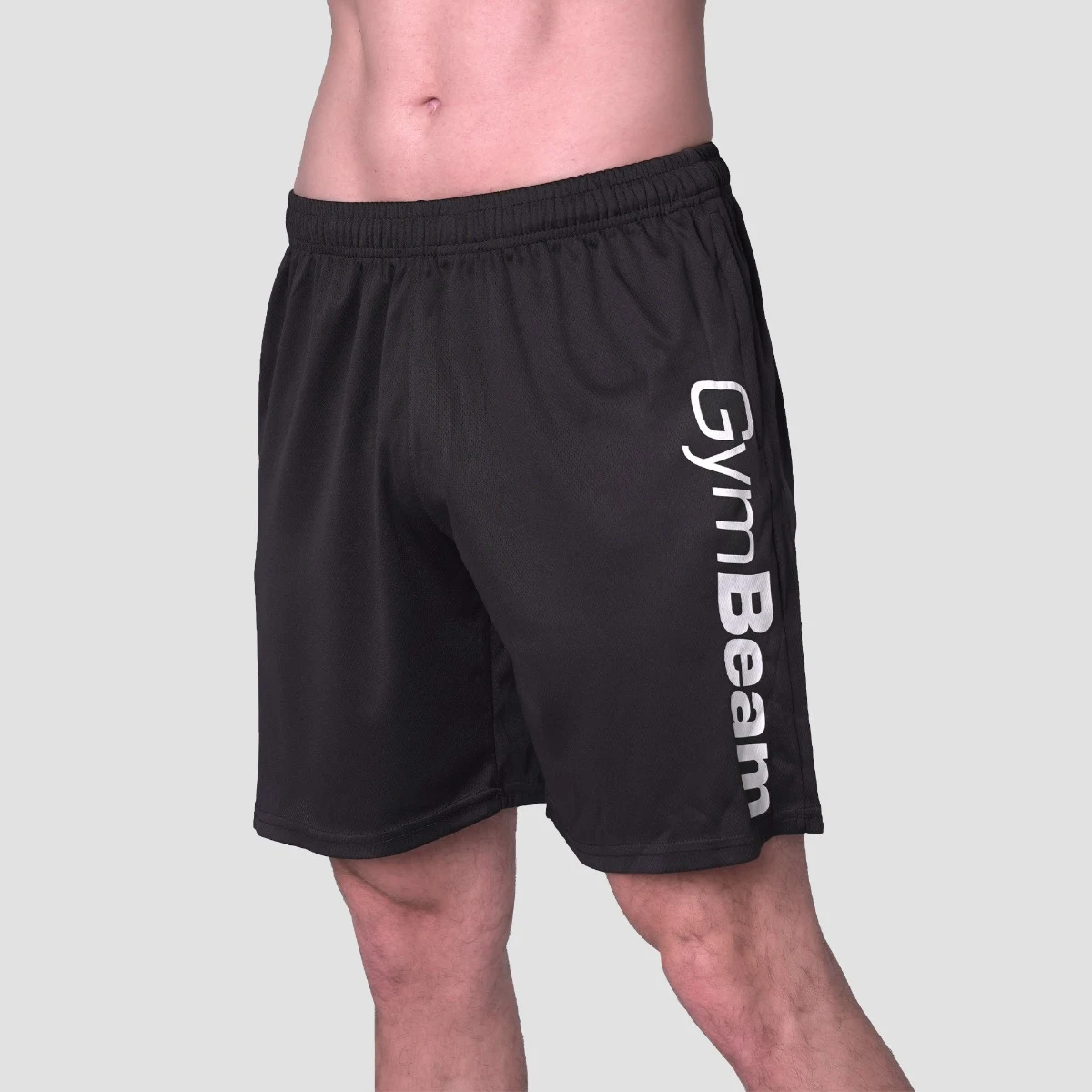 GymBeam Mesh Shorts Essence Black - Rozmiar: M | Kolor: Czarny | Waga: 0,192 g | Opakowanie: 75 · záber 3