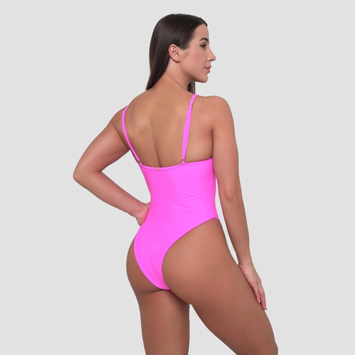 GymBeam Women‘s Swimsuit ARUBA Pink - Rozmiar: M | Kolor: Różowy | Waga: 0,158 g · záber 3