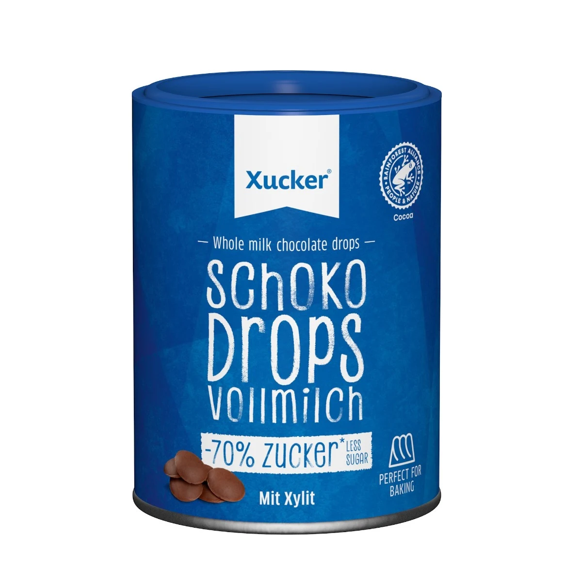 Xucker Dropsy Pełnomleczna Czekolada - Waga: 0,2 g | Opakowanie: 200 g · záber 2