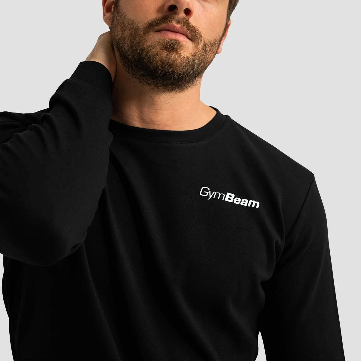 GymBeam Limitless Sweatshirt Black - Rozmiar: M | Kolor: Czarny | Waga: 0,34 g · záber 2