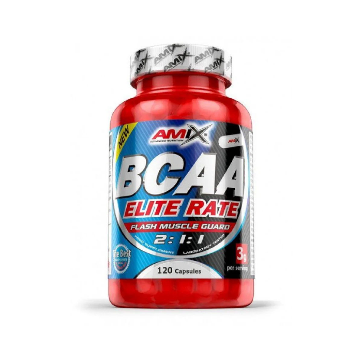 Amix BCAA Elite Rate - Smak: Bez smaku | Waga: 0,08 g | Opakowanie: 18 · záber 1