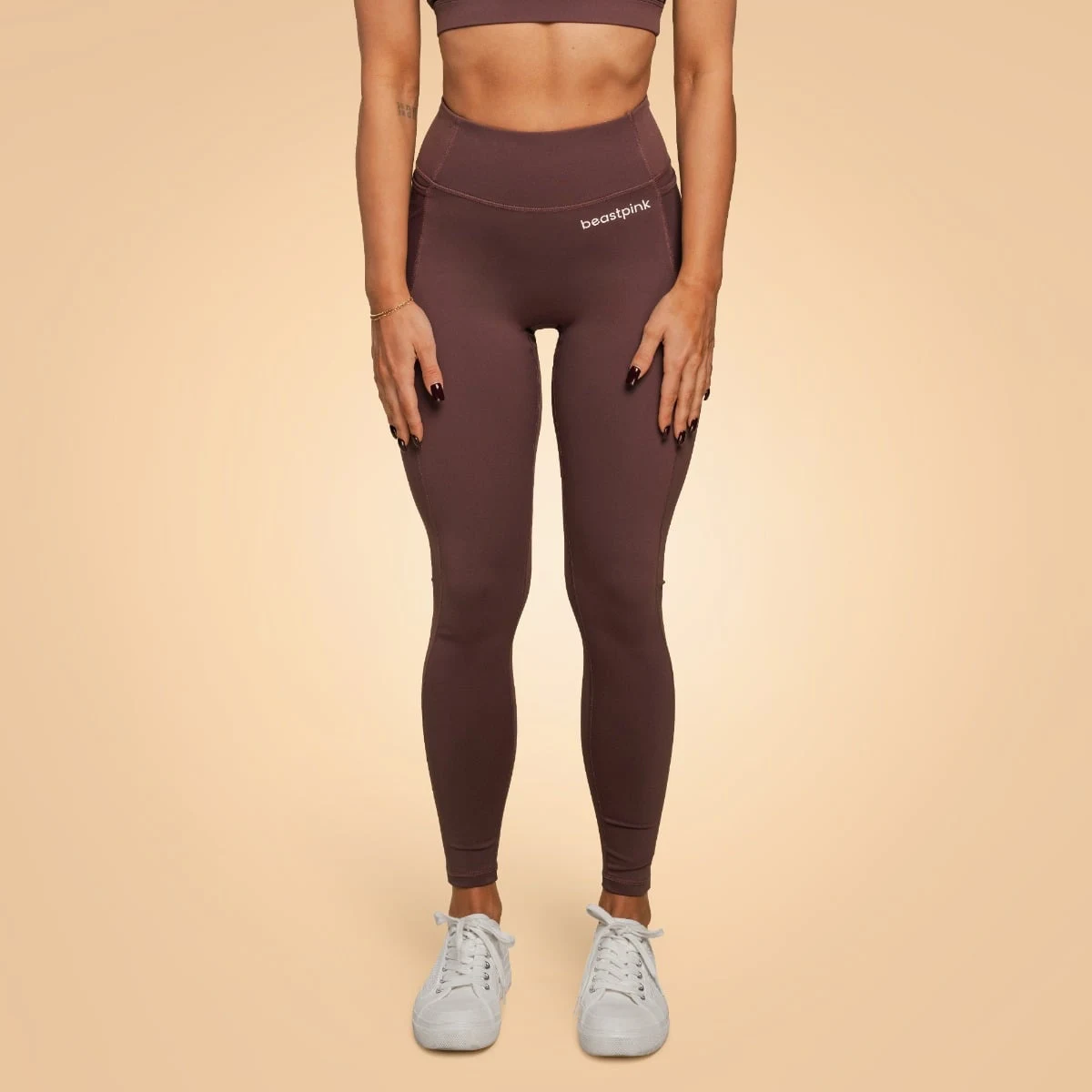 BeastPink Women‘s Breeze Leggings Mulberry · záber 1