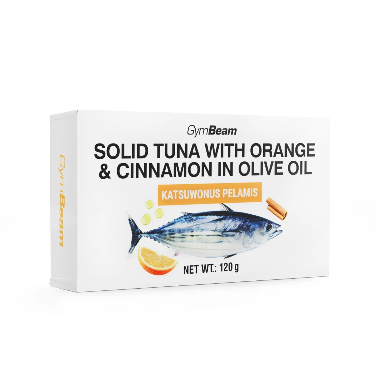 GymBeam Tuna in Olive Oil with Orange & Cinnamon · záber 2