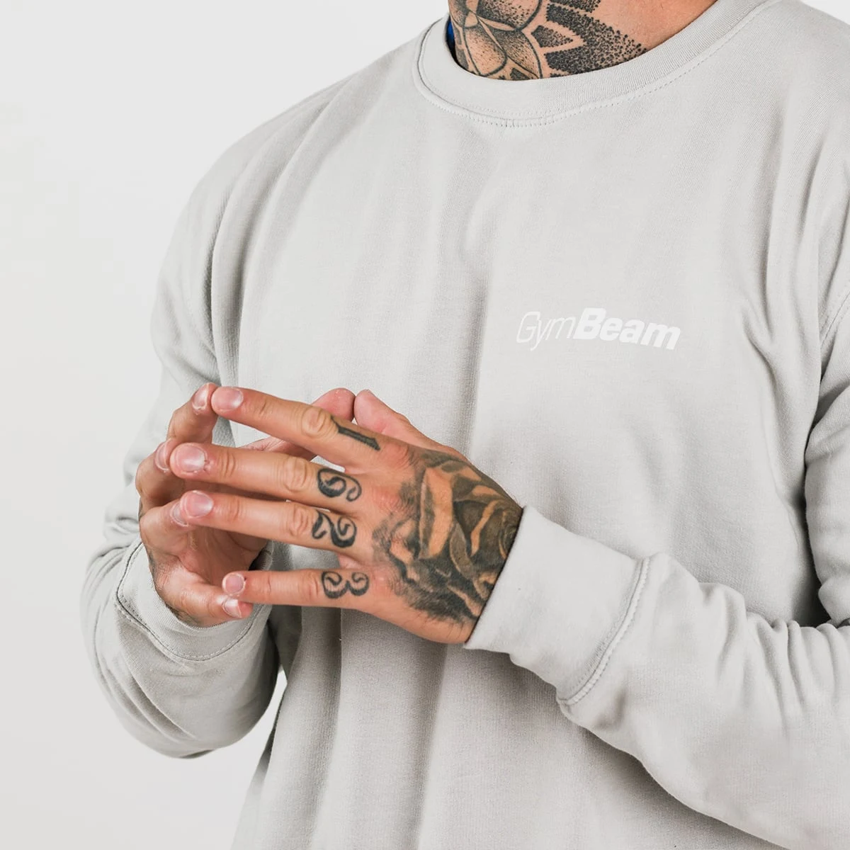GymBeam Bluza PRO Jumper Moon Grey - Rozmiar: S | Kolor: Szary | Waga: 0,35 g | Opakowanie: 36 · záber 2
