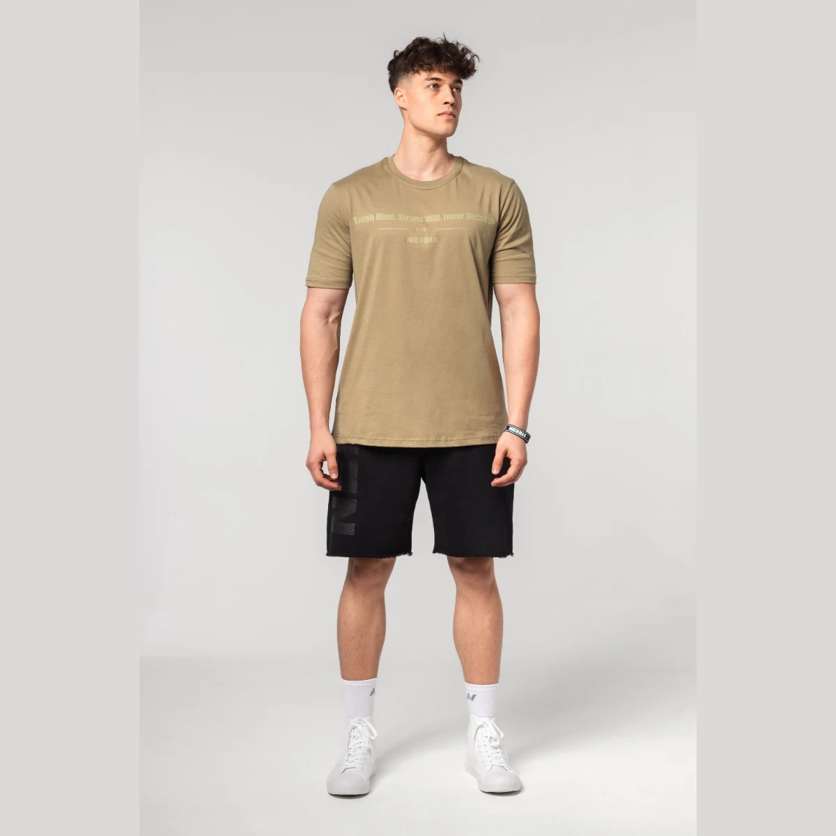 NEBBIA T-Shirt FLEXIN Beige · záber 4