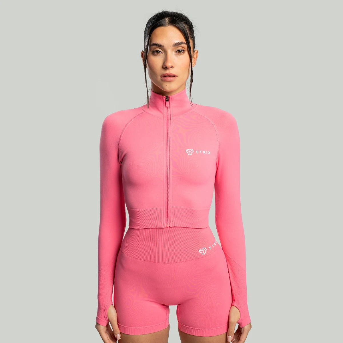 STRIX Women‘s Seamless Cropped Top Sorbet - Rozmiar: S | Kolor: Różowy | Waga: 0,24996 g | Opakowanie: 60 · záber 4