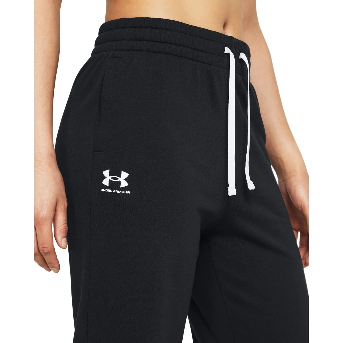 Under Armour Women‘s sweatpants UA Rival Terry Jogger Black - Rozmiar: XL | Kolor: Czarny | Waga: 2,32 g · záber 3