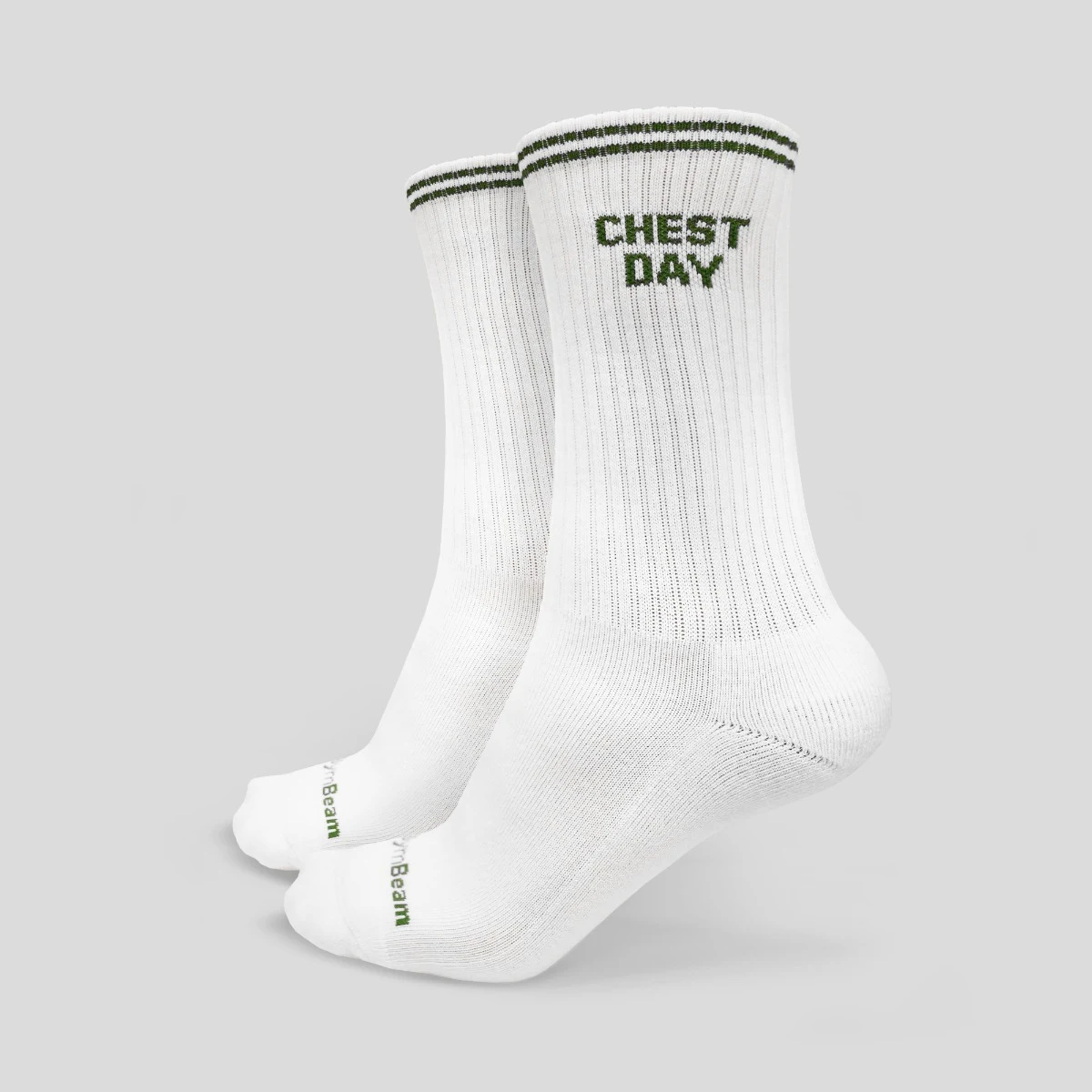 GymBeam GymRat Socks 3Pack White - Rozmiar: S | Kolor: Farebná | Waga: 0,198 g | Opakowanie: 72 · záber 2