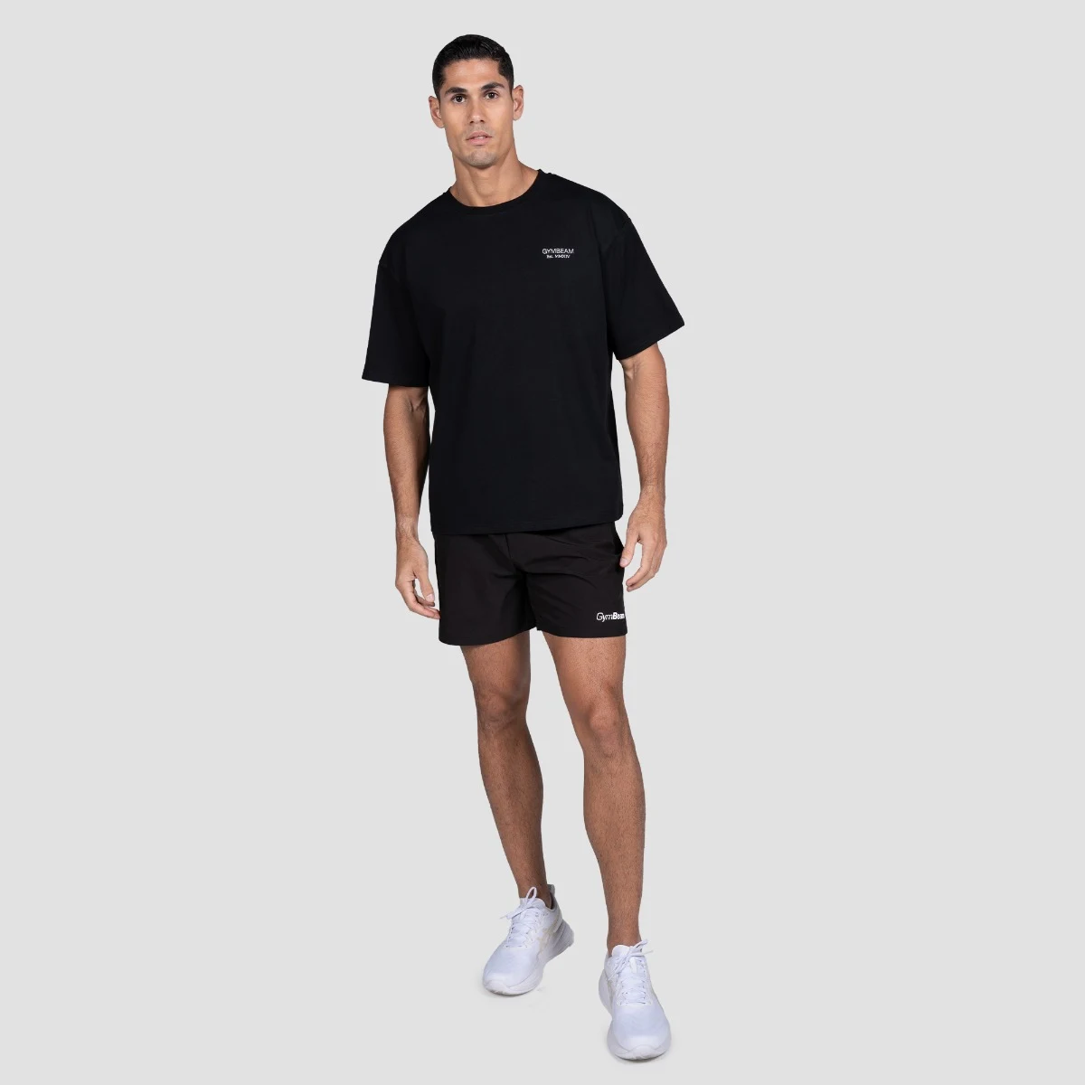 GymBeam Lifting Heavy T-shirt Black - Rozmiar: M | Kolor: Czarny | Waga: 0,2549 g | Opakowanie: 37 · záber 4