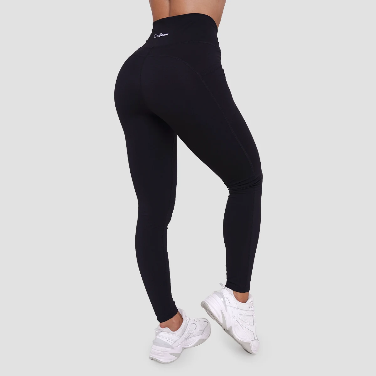 GymBeam Women‘s Ignite Leggings Black - Rozmiar: XS | Kolor: Czarny | Waga: 0,172 g | Opakowanie: 80 · záber 3