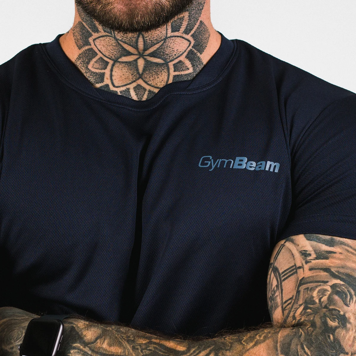 GymBeam Koszulka TRN Navy - Rozmiar: S | Kolor: Niebieski | Waga: 0,13 g | Opakowanie: 10 · záber 2