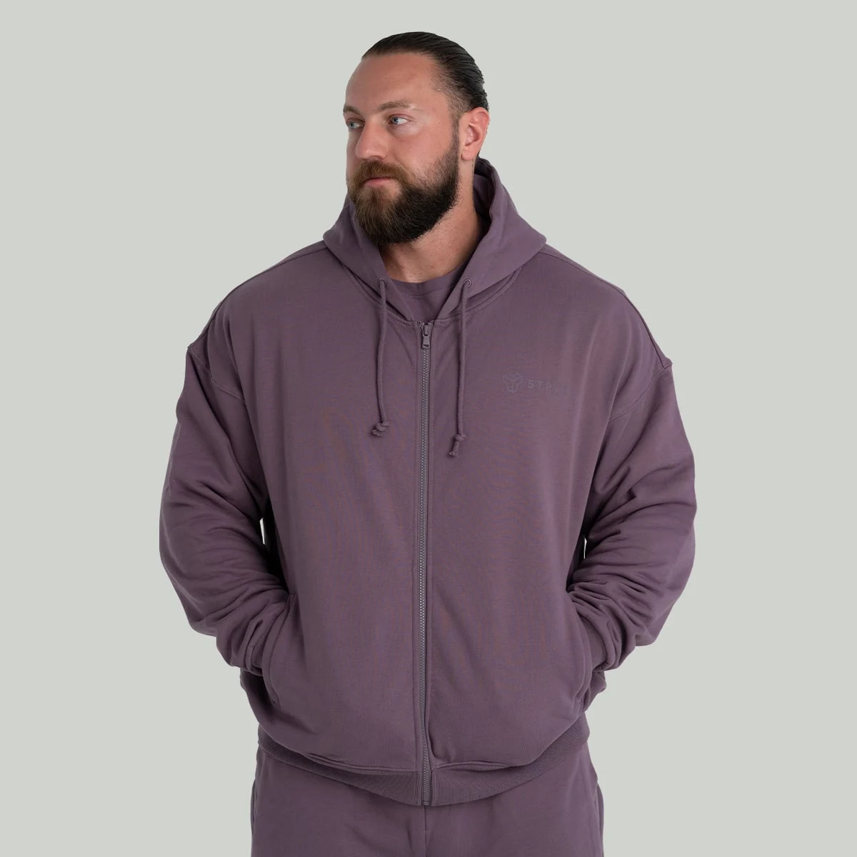 STRIX Zip Hoodie Dusk - Rozmiar: M | Kolor: Fioletowy | Waga: 0,92 g | Opakowanie: 23 · záber 1