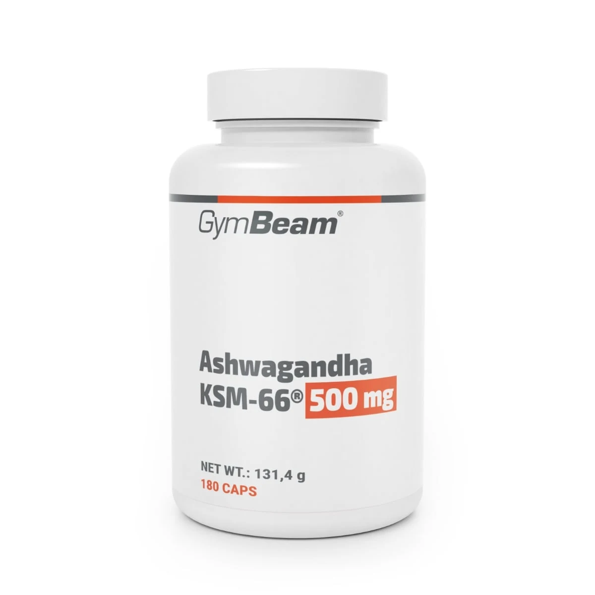 GymBeam Ashwagandha KSM-66® 500mg - Waga: 0,1314 g | Opakowanie: 36 · záber 1
