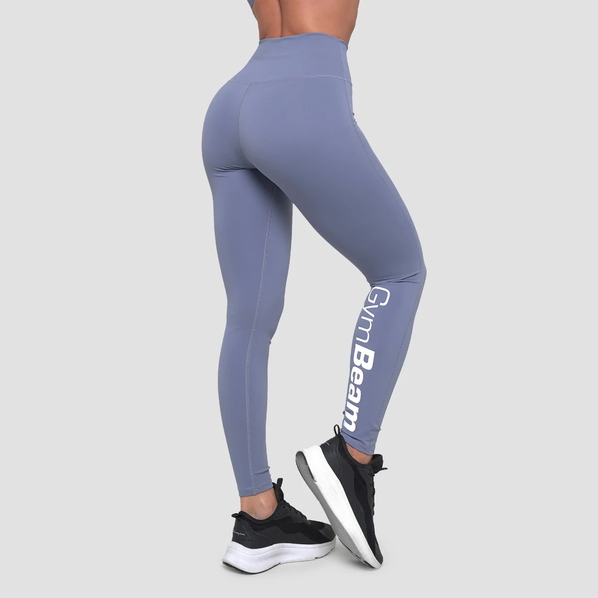 GymBeam Women‘s Essence Leggings Denim Blue - Rozmiar: XL | Kolor: Niebieski | Waga: 0,195 g | Opakowanie: 80 · záber 3