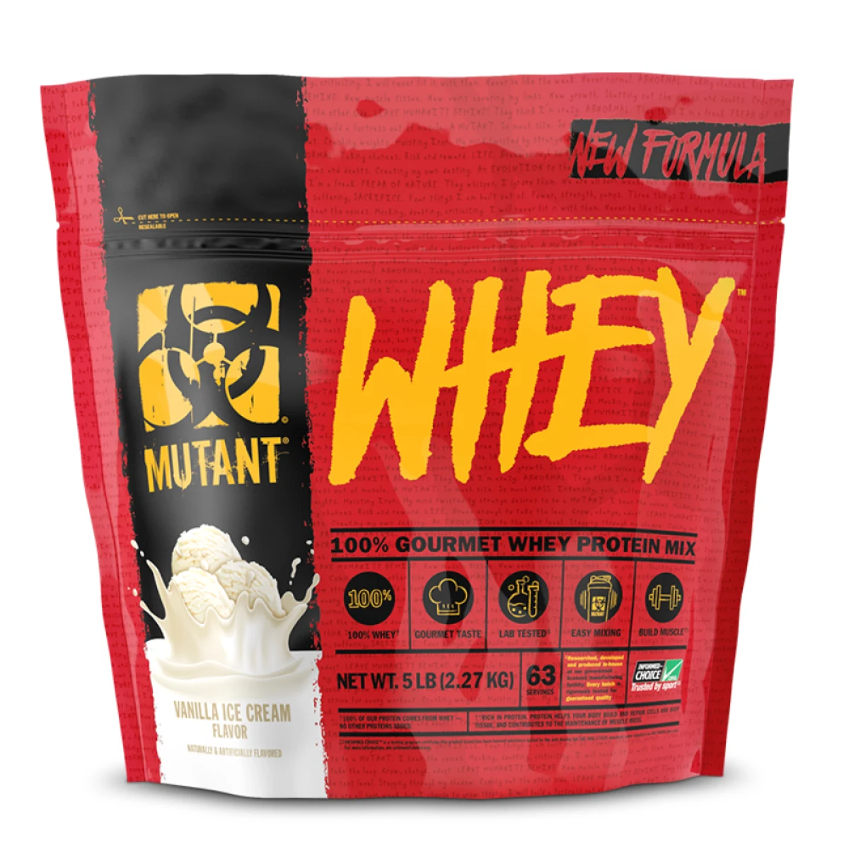 PVL Białko Mutant Whey - Smak: Lody waniliowe | Vek: Dorośli | Waga: 0,908 g | Opakowanie: 908 g · záber 4