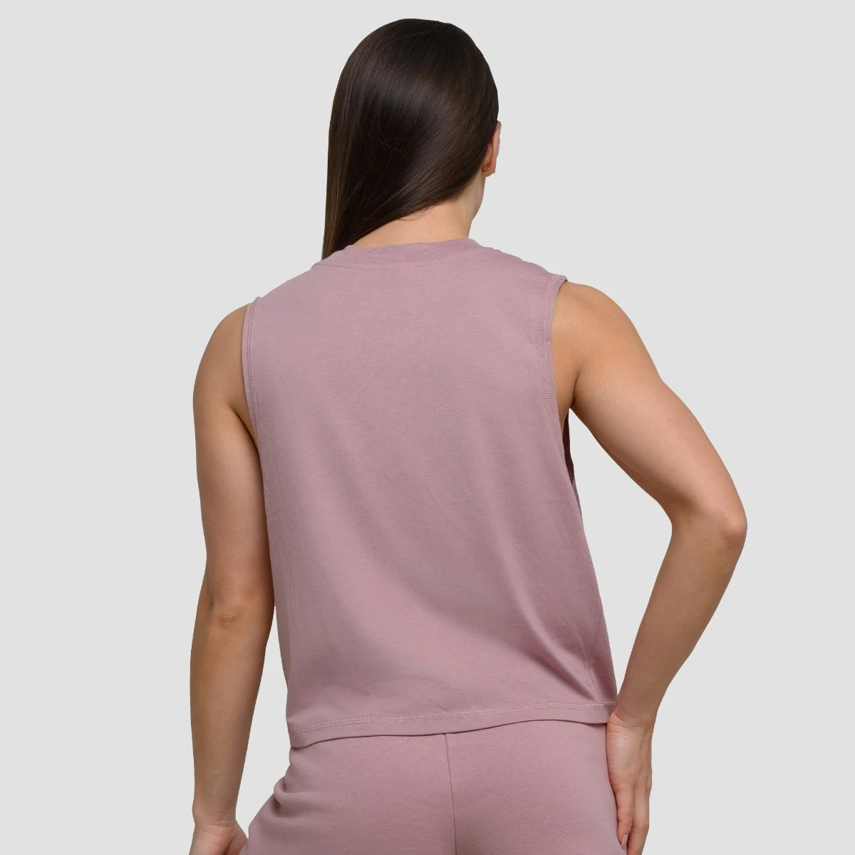 GymBeam Women‘s Agile Tank Top Woodrose - Rozmiar: S | Kolor: Różowy | Waga: 0,08 g · záber 3