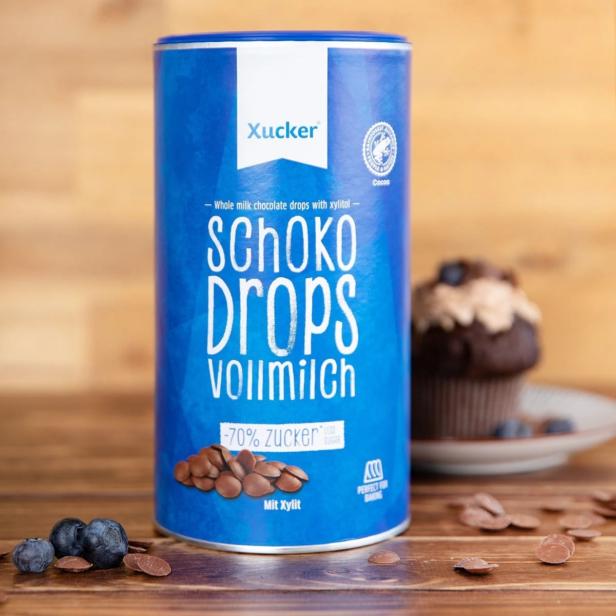 Xucker Dropsy Pełnomleczna Czekolada - Vek: Dorośli | Waga: 0,75 g | Opakowanie: 750 g · záber 3