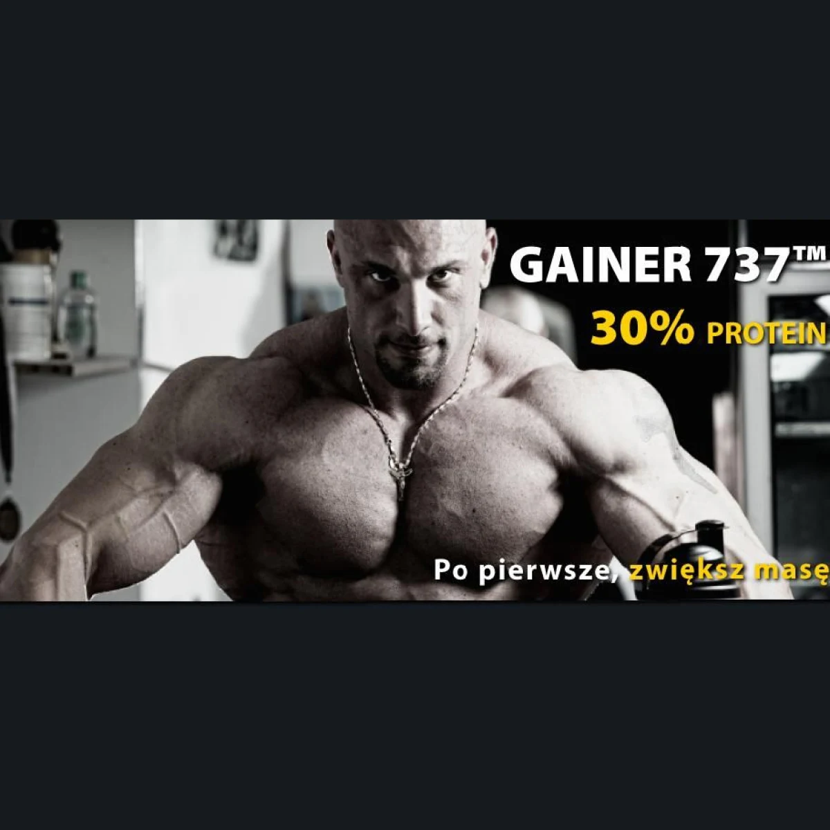 Gainer 737 - Megabol - Smak: Cappuccino | Waga: 3 g | Opakowanie: 3000 g · záber 3