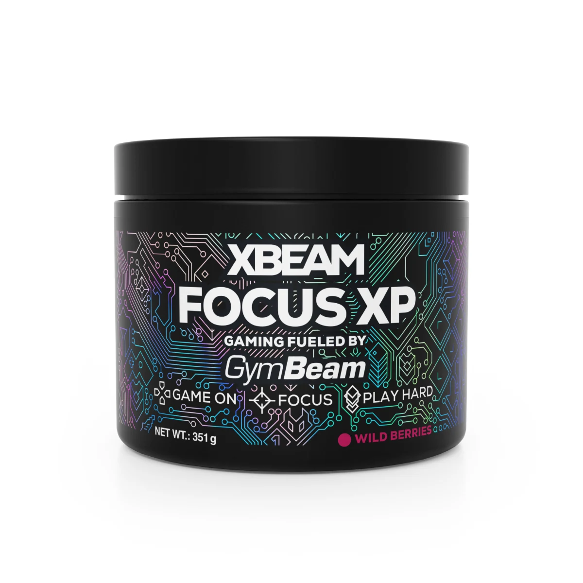 XBEAM - Focus XP Stim-Free - Smak: Dzikie jagody | Waga: 0,351 g | Opakowanie: 351 g · záber 1