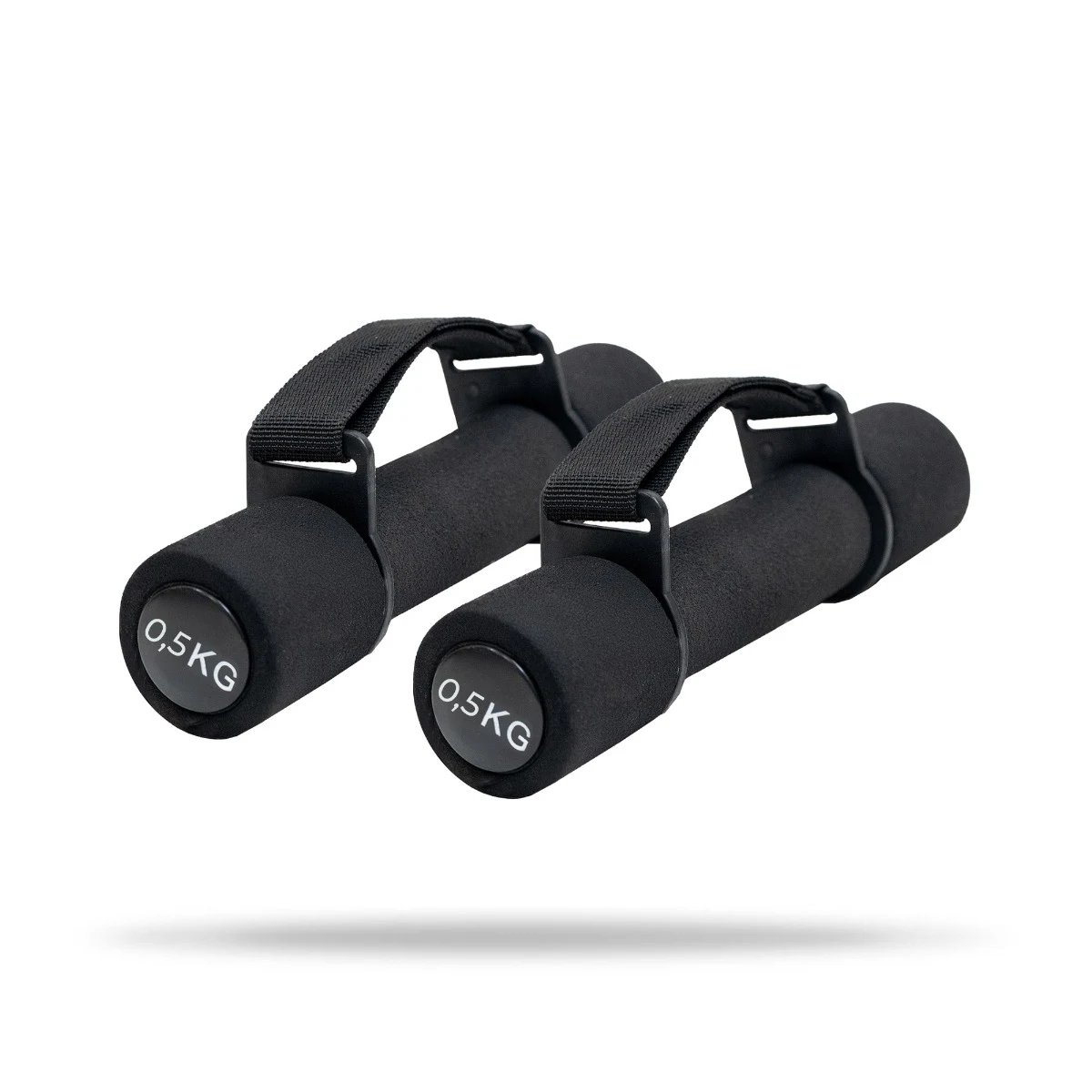 GymBeam Cardio Dumbbells Pulse - Kolor: Czarny | Waga: 0,5 kg | Opakowanie: 2 · záber 1