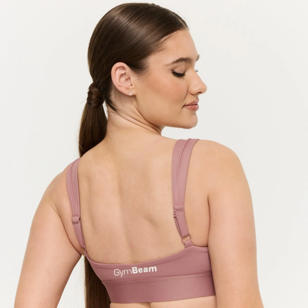 GymBeam Prime Sports Bra Haze - Rozmiar: XS | Kolor: Różowy | Waga: 0,095 g | Opakowanie: 90 · záber 4