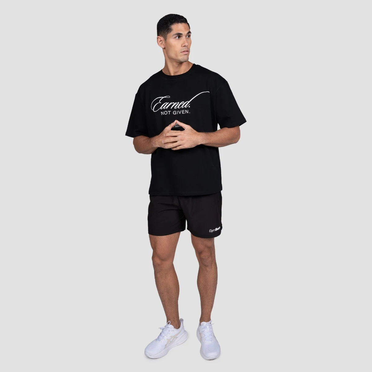 GymBeam Earned T-shirt Black - Rozmiar: XXL | Kolor: Czarny | Waga: 0,2885 g | Opakowanie: 37 · záber 4
