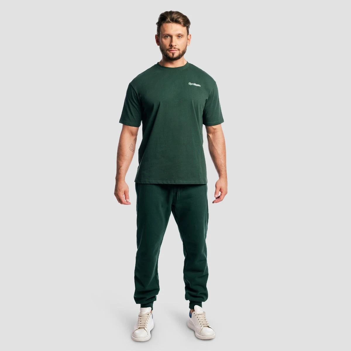 GymBeam Zone T-shirt Forest - Rozmiar: S | Kolor: Zielony | Waga: 0,275 g | Opakowanie: 65 · záber 5