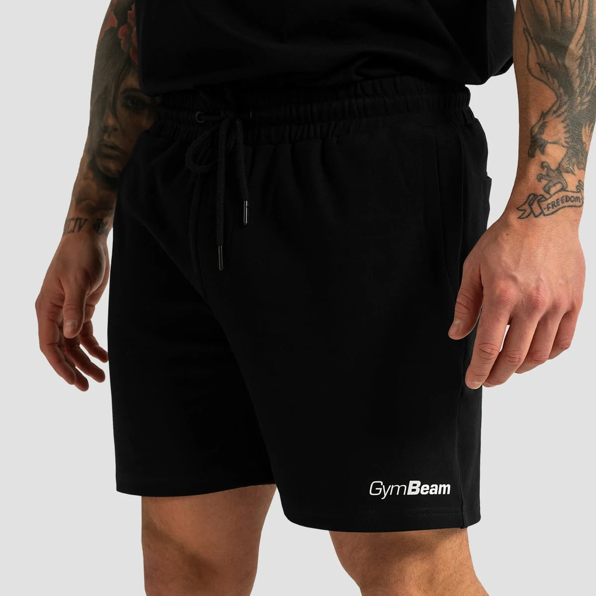 GymBeam Limitless Shorts Black - Rozmiar: XXL | Kolor: Czarny | Waga: 0,36 g | Opakowanie: 42 · záber 2