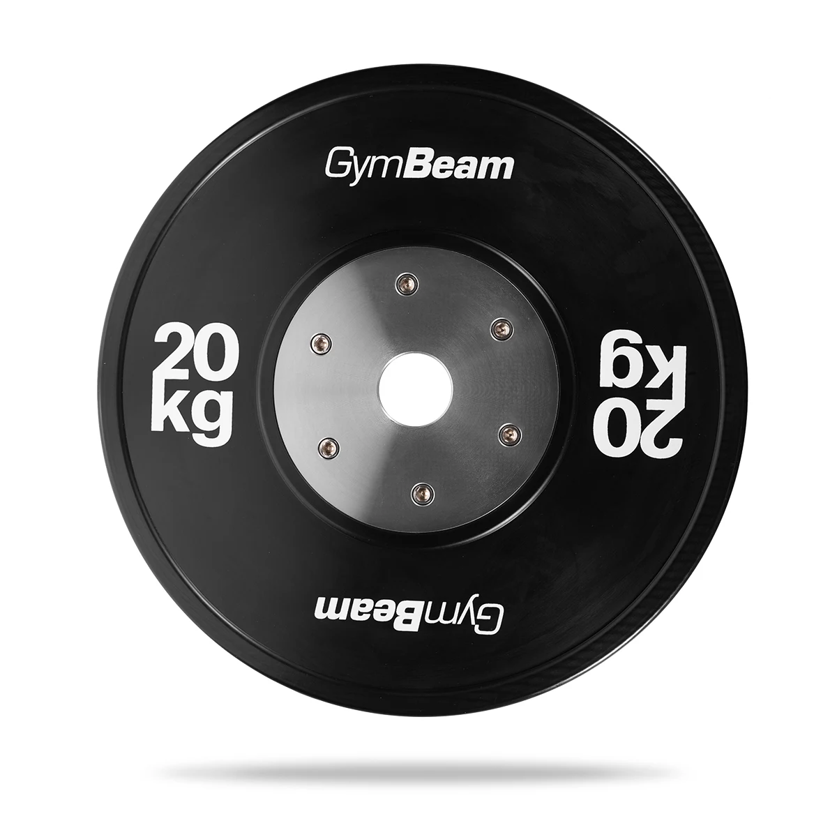 GymBeam Competition bumper plate - Kolor: Czarny | Waga: 20 kg · záber 1