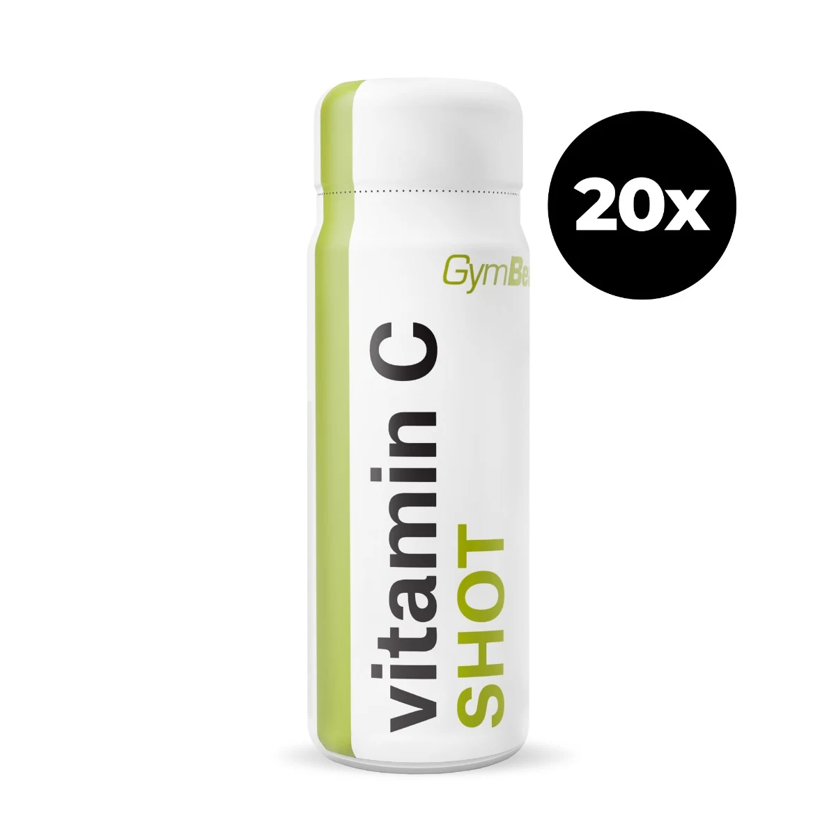 GymBeam Vitamin C shot - Smak: Limonka cytryna | Waga: 0,06 g | Opakowanie: 60 ml · záber 2
