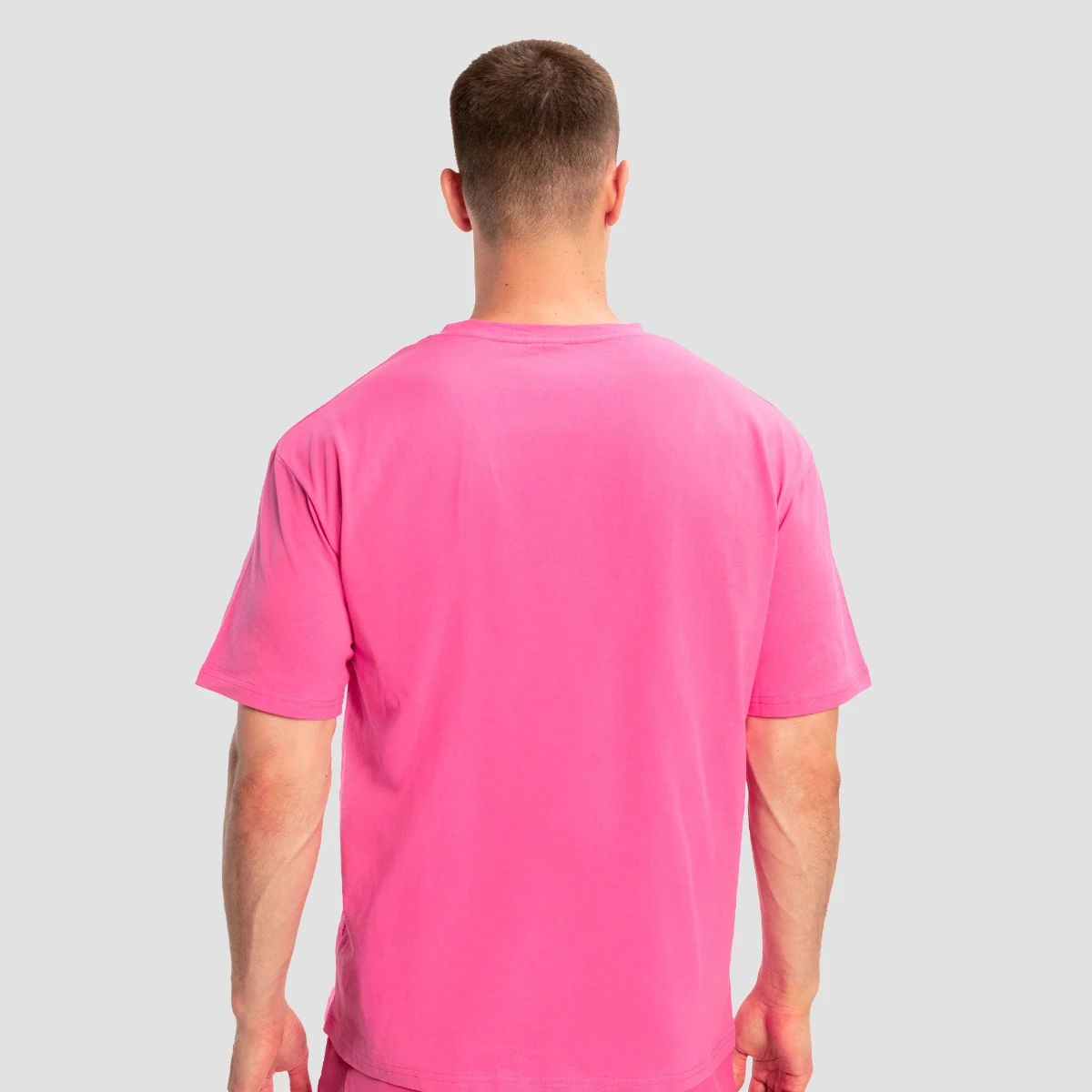 GymBeam Limitless Oversized T-Shirt Dragonfruit - Rozmiar: L | Kolor: Różowy | Waga: 0,2385 g | Opakowanie: 85 · záber 5