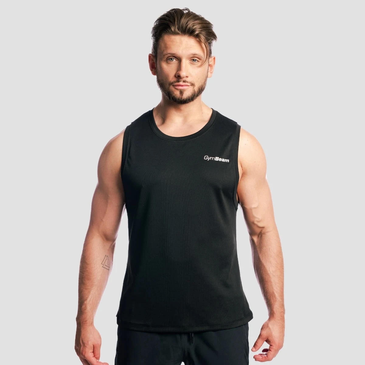 GymBeam Base Mesh Tanktop Black - Rozmiar: XL | Kolor: Czarny | Waga: 0,1351 g | Opakowanie: 105 · záber 1