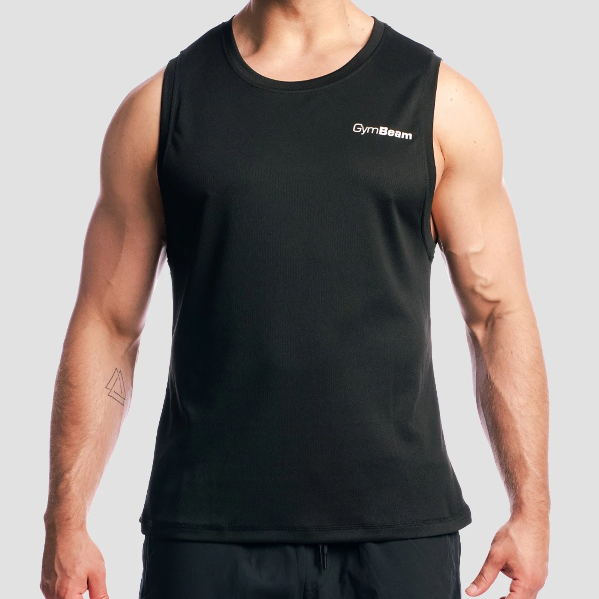 GymBeam Base Mesh Tanktop Black - Rozmiar: XL | Kolor: Czarny | Waga: 0,1351 g | Opakowanie: 105 · záber 2
