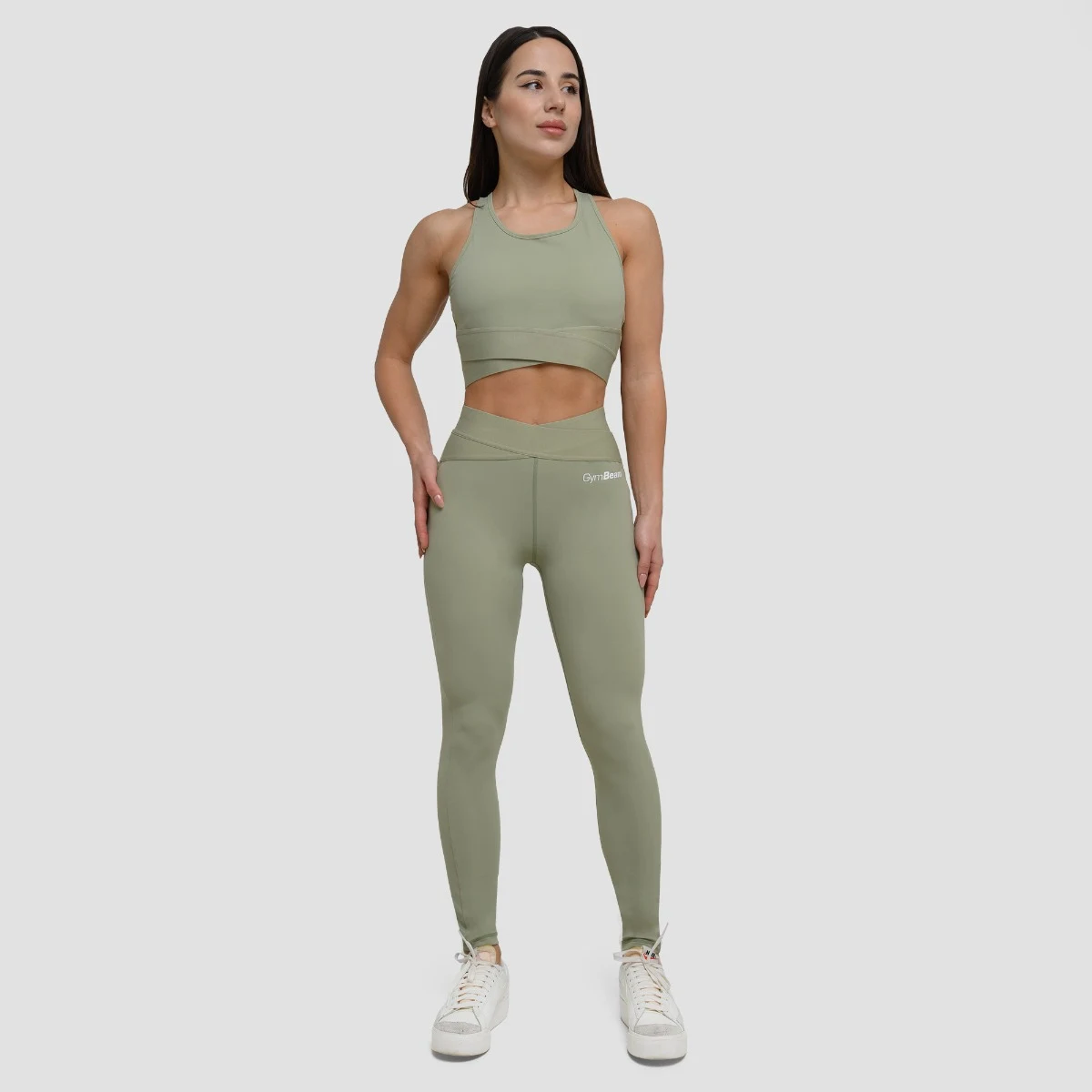 GymBeam Women‘s Agile Leggings Sage · záber 5