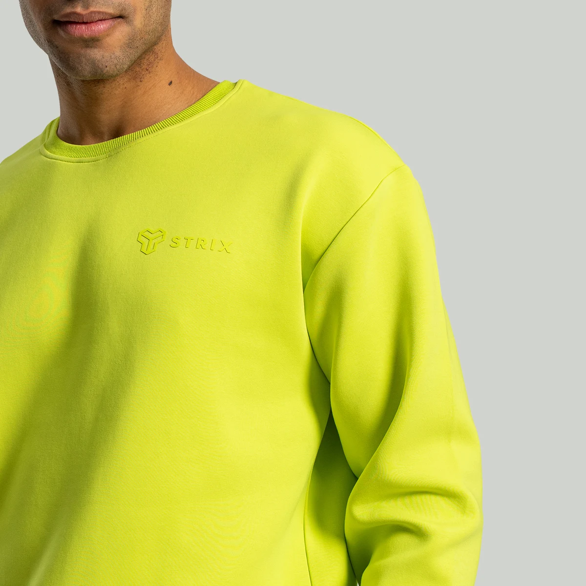 STRIX Relaxed Sweatshirt Chartreuse · záber 3